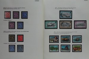 GB Guernsey 1969/85 strong collection of complete sets and sheetlets UM Stamps