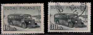 FINLAND SUOMI Scott 253-253A Bus set  Used