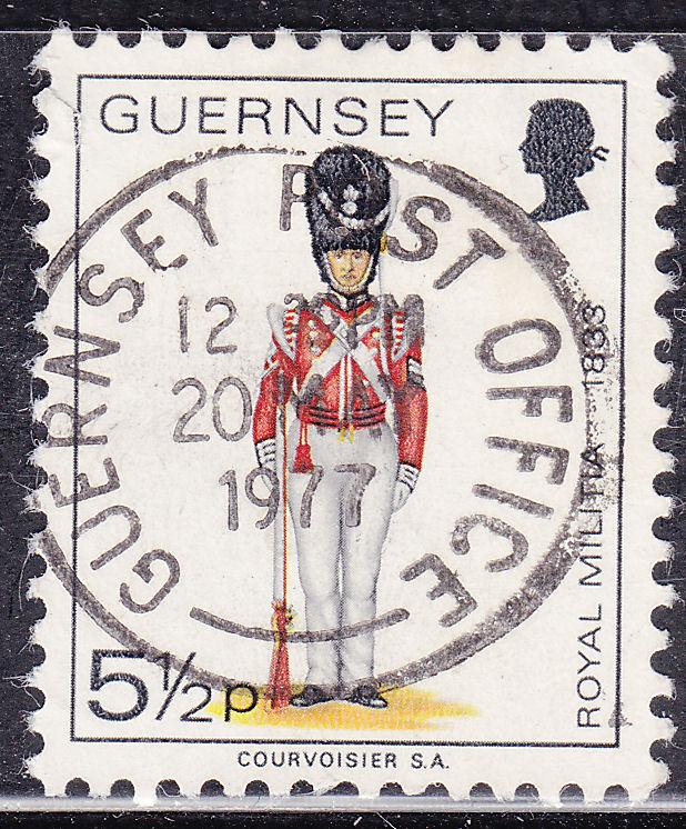 Guernsey 103; 1833 Guernsey Royal Militia Guard 1974