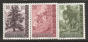 Liechtenstein SC 312-14 Mint, Never Hinged