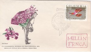 Colombia # C572, Orchid, First Day Cover