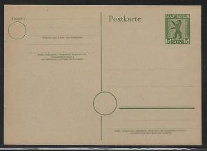 Germany Postal Stationery Postcard H&G #1064 Mint