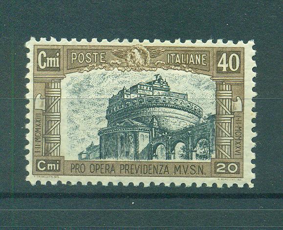 Italy sc# B26 mh cat value $3.50