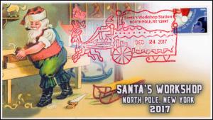 17-391, 2017, Santa's Workshop, North Pole NY, Christmas, Pictorial, Event Cover