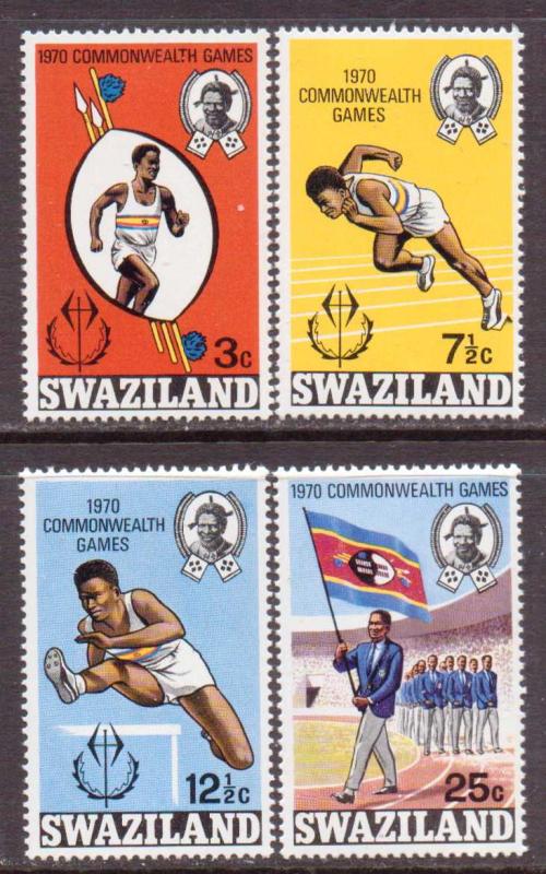 Swaziland  #179-82  MNH  (1970)  c.v. $1.40