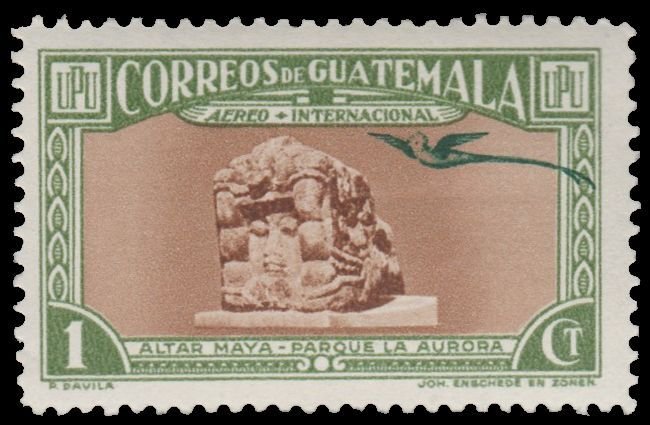 GUATEMALA 1939 AIRMAIL STAMP SCOTT # C111. M/H