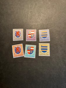 Stamp Luxembourg Scott #B198-203 never hinged