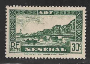 Senegal Scott 151  MH*  Bridge stamp