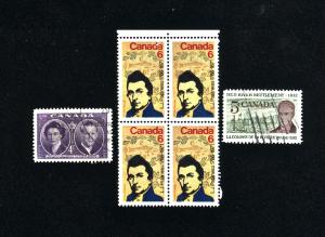 Canada  block + 2  used PD