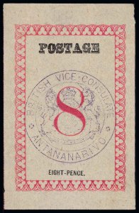 Madagascar Scott 23a Gibbons 40 Mint Stamp