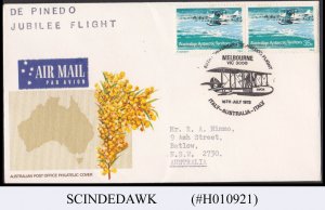 AUSTRALIAN ANTARCTIC TERRITORY - 1975 AIR MAIL ITALY to AUSTRALIA to ITALY FFC