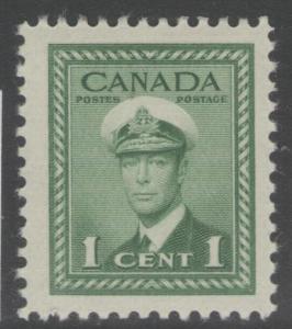 CANADA SG375 1942 1c GREEN MTD MINT