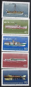 Germany Berlin 9N354-58 MNH Z5091-1