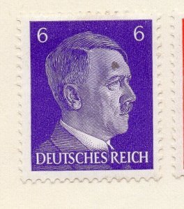 Germany Hitler Issue 1940s Early Issue Fine Mint Hinged 6pf. NW-255610