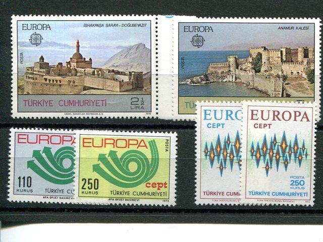 Turkey  Europa lot issue VF NH