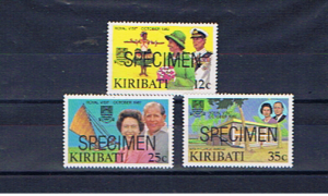 KIRIBATI ROYAL VISIT 'SPECIMEN'