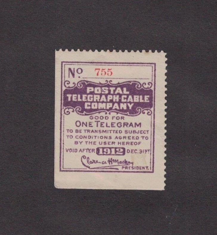 Scott 15T45 - Telegraph Stamp. Single. MH. OG.          #02 15T45