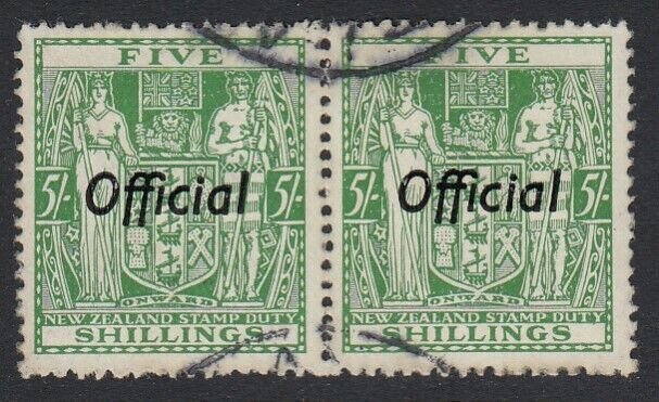 New Zealand Sc O91, used pair