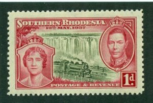 Southern Rhodesia 1937 #38 MH SCV(2024)=$0.40