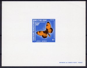 AFFARS & ISSAS TERITORRY 1976 Sc#394  Butterflies Deluxe Souvenir Sheet  MNH