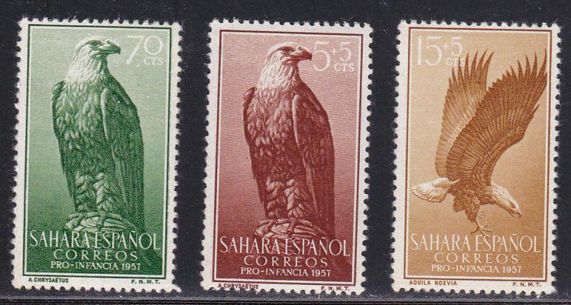 Sp Sahara 87 B41 42 Golden Eagle Mint H12 Cat