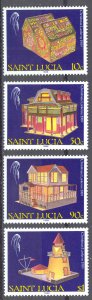 St. Lucia Sc# 949-952 MNH 1989 Christmas
