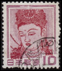 Japan 580 - Used - 10y goddess Kannon (1953)
