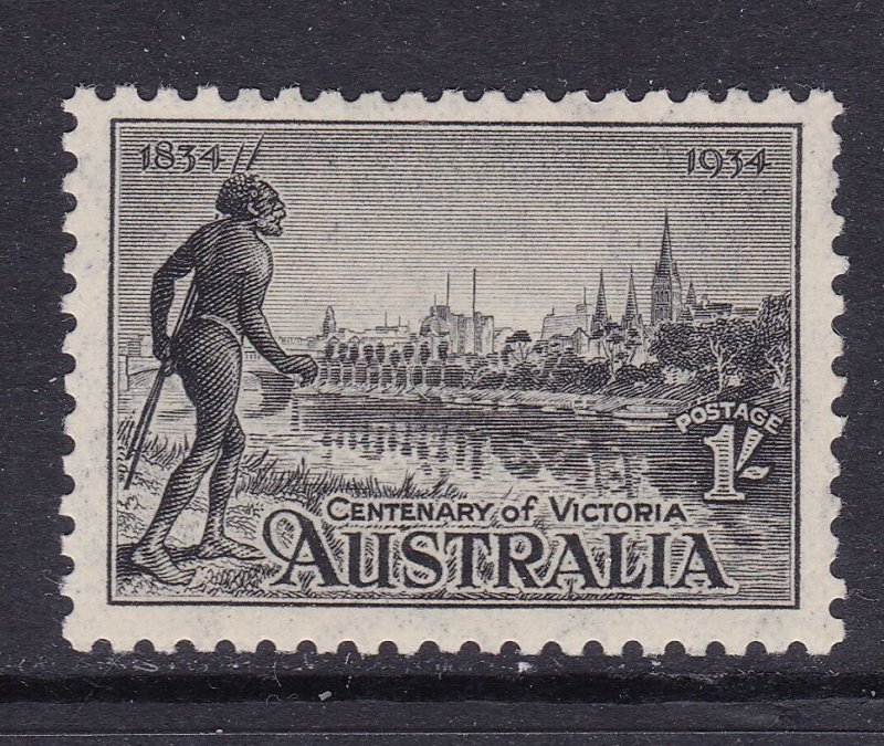 Australia Scott 144 1934 Centenary of Victoria 1/, VF MLH Scott $52