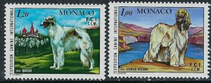 Monaco 1126-27 MNH 1978 Dogs (ak3310)