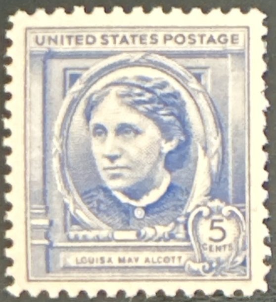 Scott #862 1940 5¢ Famous Americans Louisa May Alcott MNH OG VF