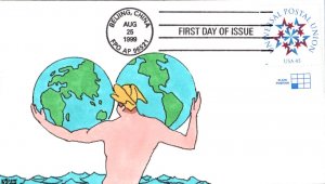 #3332 Universal Postal Union Kribbs FDC