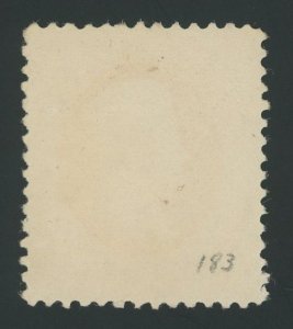 USA 183 - 2 cent Jackson on Soft Porous Paper - F/VF Used - light cancel & sound