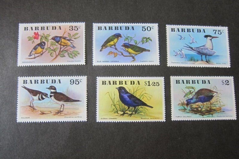 Barbuda Sc 238-243 Birds set MNH