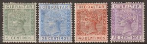 EDSROOM-14483 Gibraltar 29, 32-34 HR 1889-95 Queen Victoria CV$42.75