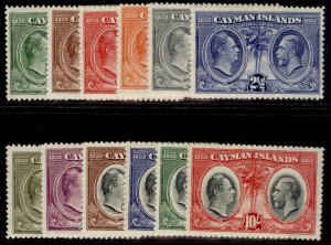 CAYMAN ISLANDS GV SG84-95, 1932 Assemby of Justices set, LH MINT. Cat £500.