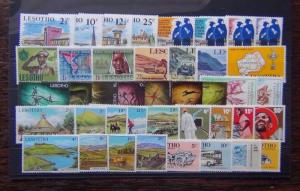 Lesotho 1967 1972 sets Tourism Development WHO Scouts Paintings Post Office MNH 