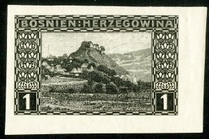 Bosnia Stamps MNH Imperforate