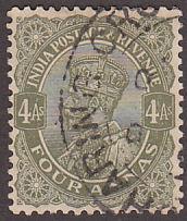 India 128 Used 1926 King George V 'Postage & Revenue'