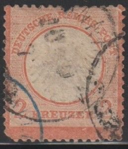 Germany #8 USED tear top center