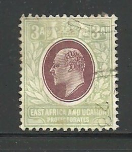 Album Treasures East Africa & Uganda Scott # 21 3a Edward Vii Very Fine Used CDS