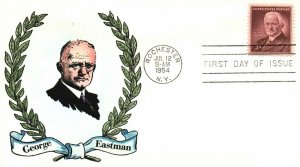 SC# 1062 FDC - Knobles Columbia Seal Hand Painted Cachet - L32302