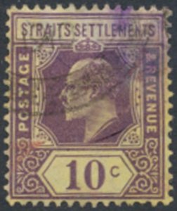 Straits Settlements    SC# 158 Used  spacefiller see details & scans