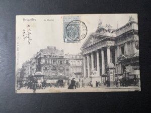 1918 Belgium RPPC Postcard Cover Brussels to Salzburg Germany