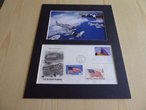 U.S. Air Force photograph and USA FDC mount matte 8 x 10