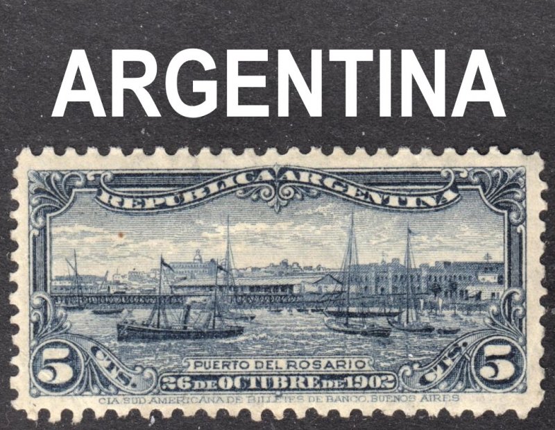 Argentina Scott 143 VF mint OG HHR.