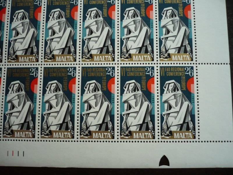 Malta - Full Sheet of 60 stamps