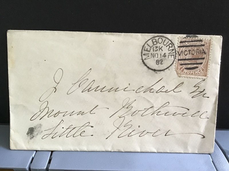 Australia Melbourne Victoria 1882  stamps cover R31286