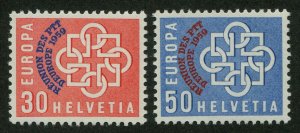 SWITZERLAND #376-377 MINT