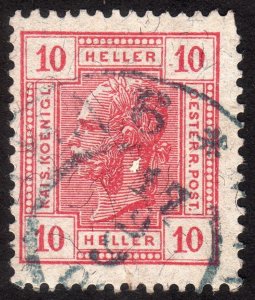 1906, Austria 10h, Franz Joseph, Used, Sc 92
