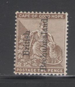 Bechuanaland 1891 Overprint 2p Scott # 32 MH